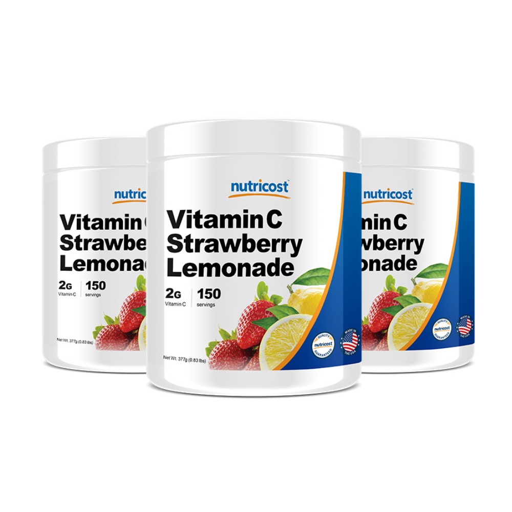 [트리플세트]뉴트리코스트 비타민C 딸기레몬에이드향 비타민 보충제